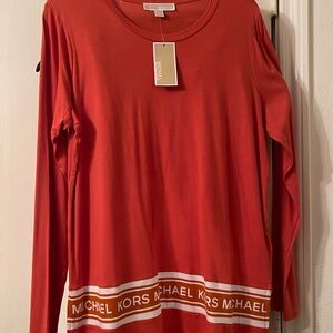 Michael Kors Fashion long sleeve tee in Medium